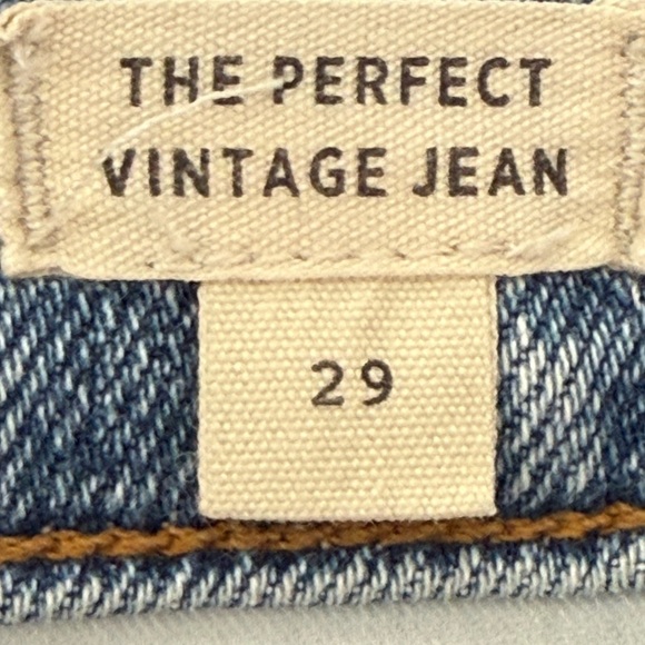 Madewell Distressed Denim Blue Jeans Women's Sz 29 Med. Wash - Picture 8 of 9